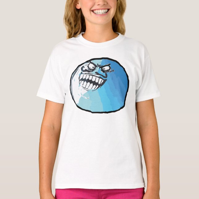 I Lied Rage Face Meme T-Shirt (Front)