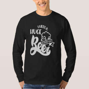 I Like A Huge Beer Camping Lake Dad Mum  Funny Sas T-Shirt
