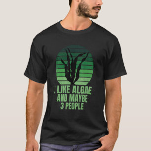 I Like Algae And Maybe 3 People Vintage Phycologis T-Shirt
