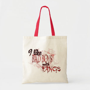 I like Badboys with Fangs Tote Bag