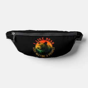 I like bear and maybe 3 people bum bags