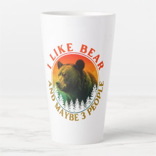 I like bear and maybe 3 people latte mug