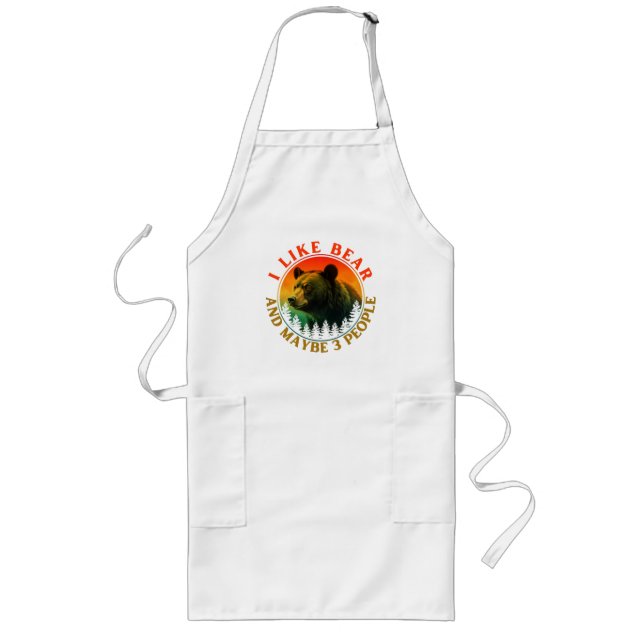 I like bear and maybe 3 people long apron (Front)