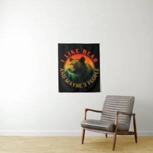 I like bear and maybe 3 people tapestry