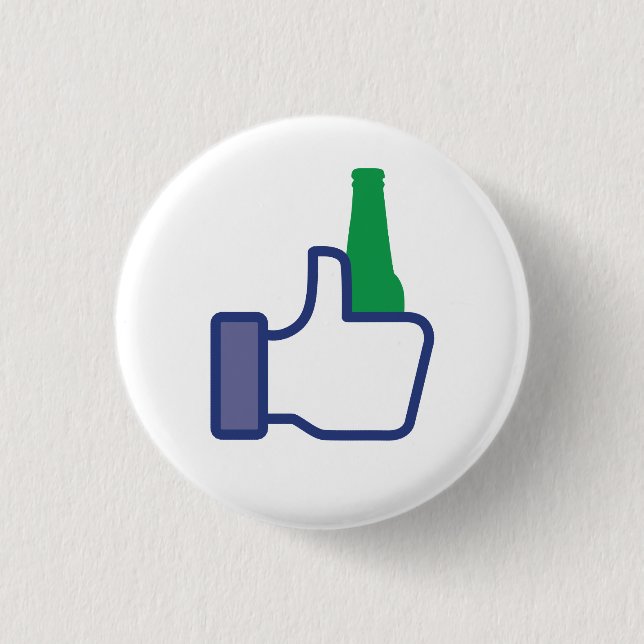 I Like Beer 3 Cm Round Badge (Front)