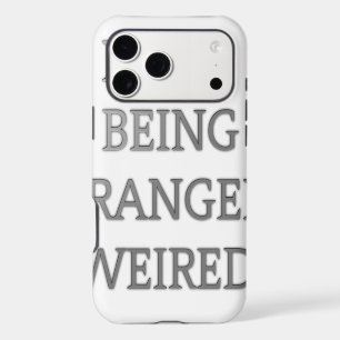 I Like Being Strangely Weird: Bold Text Design