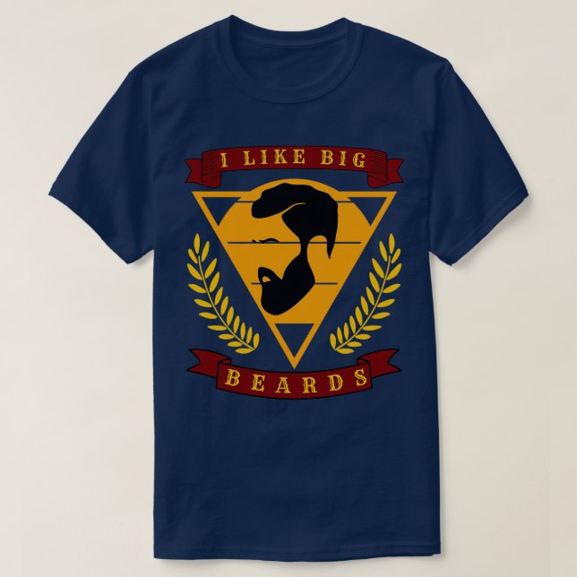 I like big beards 1 T-Shirt (Design Front)