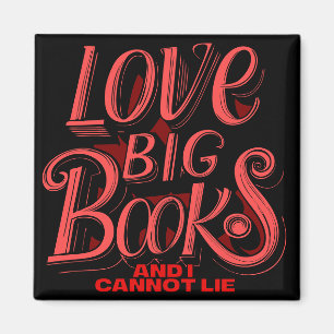 I like big Books Calligraphy Magnet
