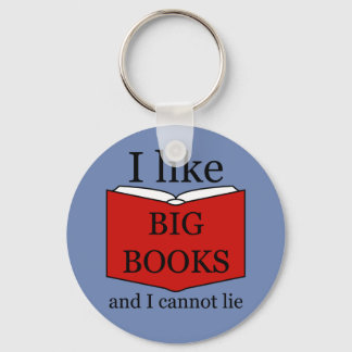 I Like Big Books Key Ring