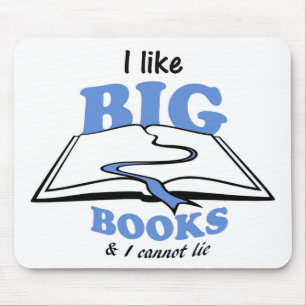 I like Big Books Mouse Pad