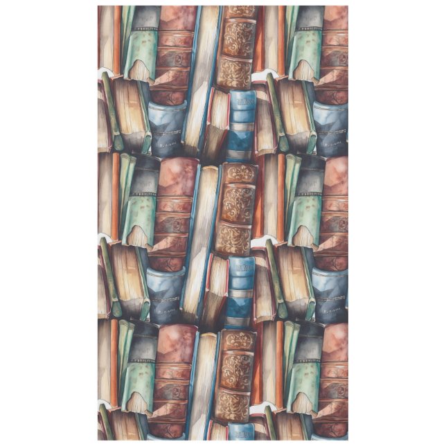 I like big books tablecloth (Front)