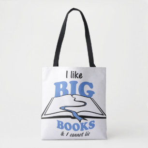 I like Big Books Tote Bag