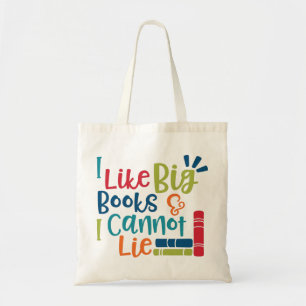 I Like Big Books Tote Bag