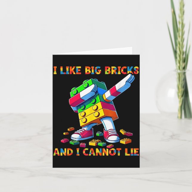 I Like Big Bricks &amp; I Can't Lie Funny Master B Card (Front)