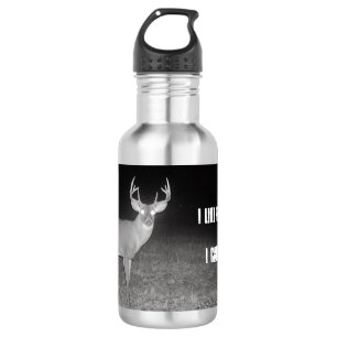 I like big bucks & I cannot lie water bottle