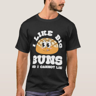 I Like Big Buns And Cannot Lie Hamburger Foodie Q T-Shirt