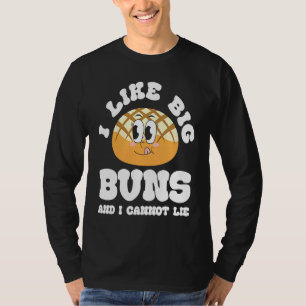 I Like Big Buns And Cannot Lie Hamburger Foodie Q T-Shirt