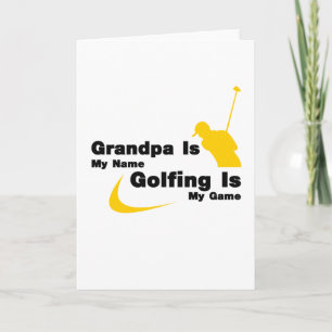 I Like Big Putts & I Cannot Lie Golf Funny Golfing Card