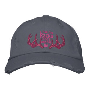 I like big racks and I cannot lie Embroidered Hat