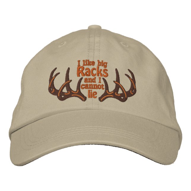 I like big racks and I cannot lie Embroidered Hat (Front)