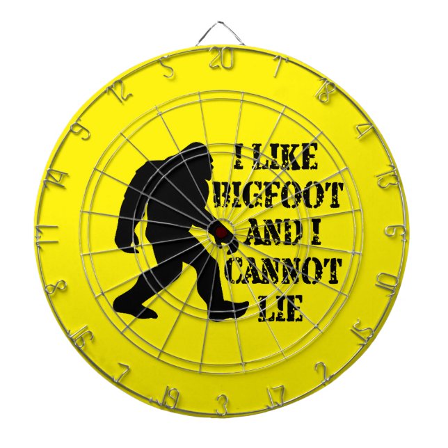 I like Bigfoot and I cannot Lie    Dartboard (Front)