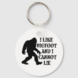 I like Bigfoot and I cannot Lie    Key Ring