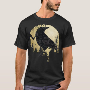 I like Birds Viking Crow Blackbird Raven Silhouett T-Shirt