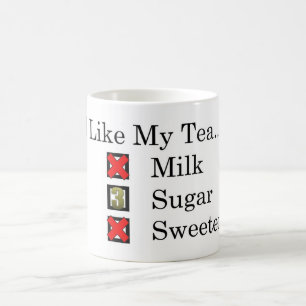 I Like... Black Tea with 3 Sugars Coffee Mug