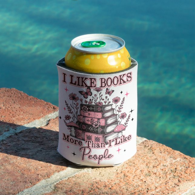 I Like Books More Than....  Can Cooler (In Situ Pool)