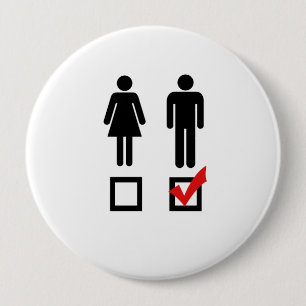 I Like boys 10 Cm Round Badge