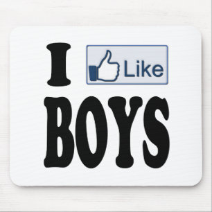 I Like Boys Mouse Pad