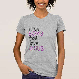I like boys that love Jesus shirt (light)