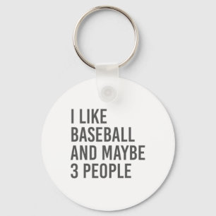I Like Bysebyll And Maybe 3 People Key Ring
