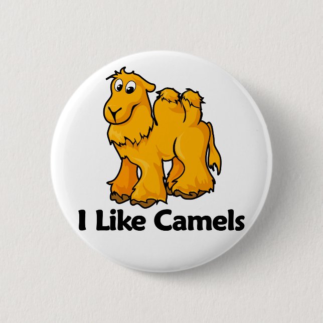 I Like Camels 6 Cm Round Badge (Front)
