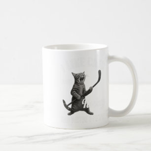 I Like Cats And Hockey Maybe 3 People Funny Hockey Coffee Mug