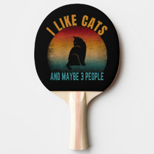 i like cats and maybe 3 people ping pong paddle