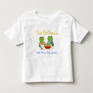 I Like Centipedes with Blue Bug Juice Toddler T-Shirt