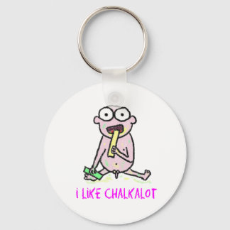 I Like Chalk A Lot Keychain