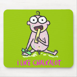 I Like Chalk A Lot Mousepad