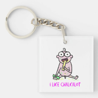 I Like Chalkalot Key Ring