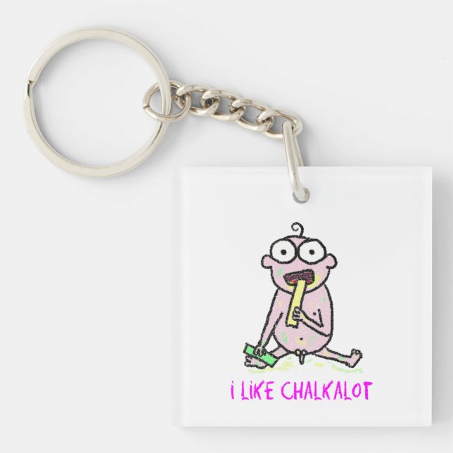 I Like Chalkalot Key Ring (Front)