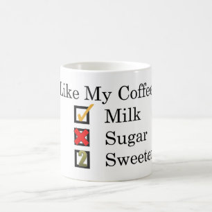 I Like...  Coffee with Milk & 2 Sweeteners Coffee  Mug