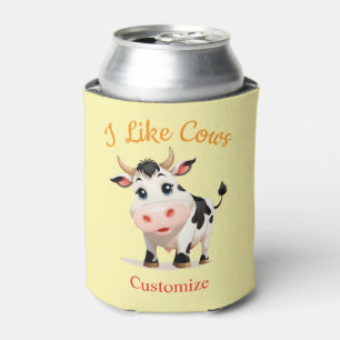 I Like Cows Art Thunder_Cove Can Cooler
