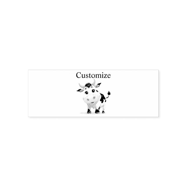 I Like Cows Art Thunder_Cove Self-inking Stamp (Design)