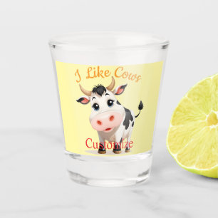I Like Cows Art Thunder_Cove Shot Glass