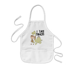 I Like Dinos - Boy Tshirts and Gifts Kids Apron