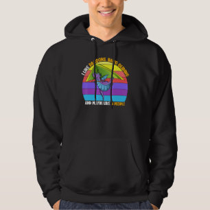 I Like Dragons Hang Gliding Maybe 3 People Glider  Hoodie