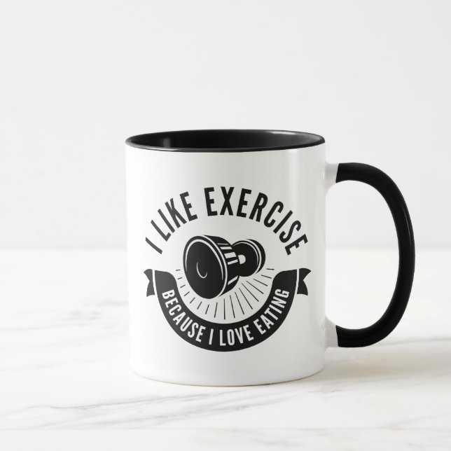 I Like Exercise Mug (Right)