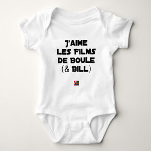 I like Films of Ball (& Bill) - Word games Baby Bodysuit