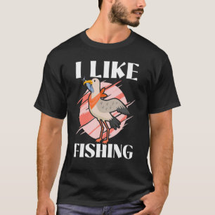 I Like Fishing Seagull Whisperer Bird Seabird Gu T-Shirt